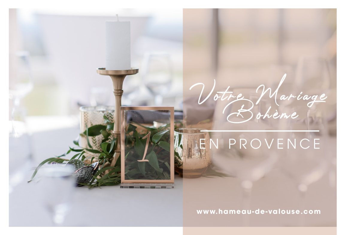 Mariage bohème en Provence